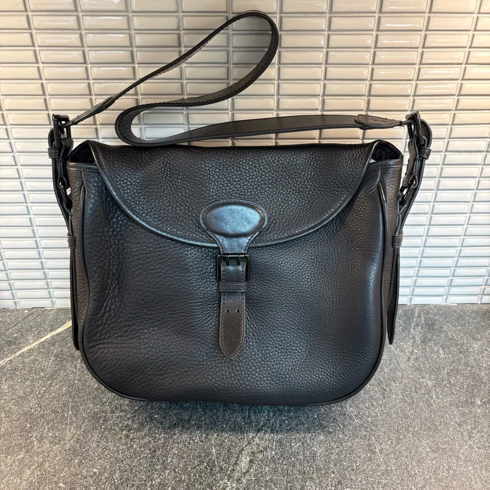 J. Crew Canyon Hobo Black Leather Bag - Picture 1 of 12